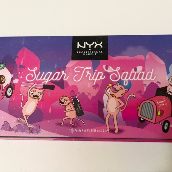 NYX Sugar Trip Squad Shadow Palette 12 Shades - Picture 14 of 14
